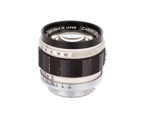black, serial no. 44806, body, G, elements, VG, some very light cleaning marks to front element, complete with lens hoodNote: