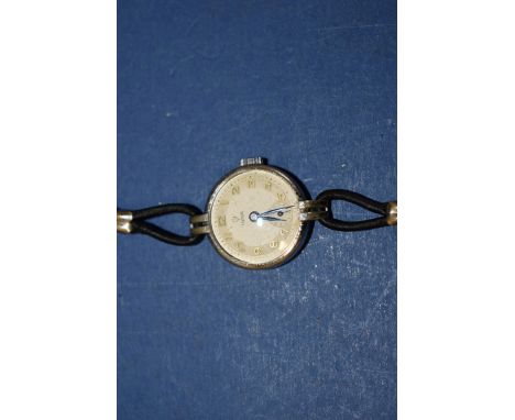 A vintage Tudor ladies plated manual winding wristwatch. 