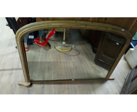 VICTORIAN OVER MANTLE MIRROR
