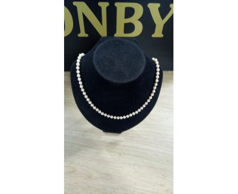 STRING OF VINTAGE PEARLS