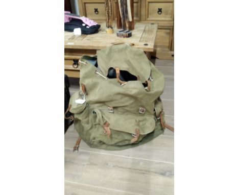 VINTAGE CANVAS BACKPACK ETC