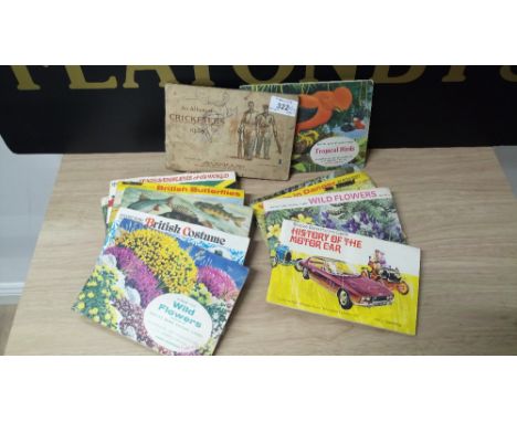 TEA & CIGARETTE CARD ALBUMS X 12