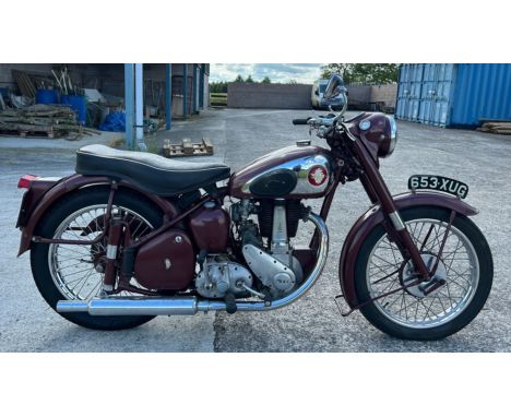 1953 BSA B31 Being sold without reserve Registration number 653 XUG Frame number BB31S792 Engine number BB318542 35,589 recor
