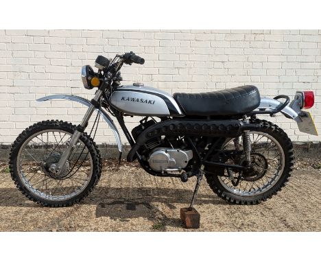 1973 Kawasaki F7 175 Registration number FWX 723L Frame number F7-77436 Engine number F7E-71473 4,724 recorded mils Early ver