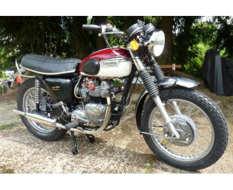 1972 Triumph Daytona T100R Registration number BNT 883K Frame number T100RPGA0196 Engine number XCO6538T100R 0 recorded miles