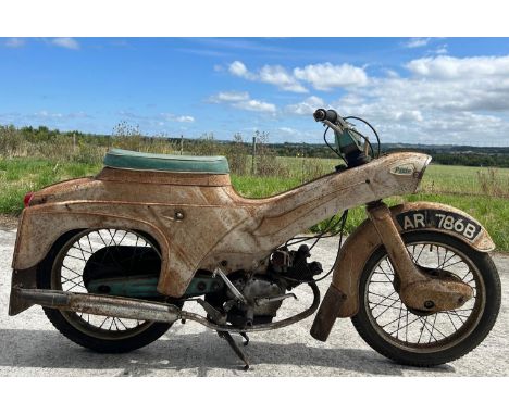 1964 Ariel Pixie Registration number ARV 786B Engine number P979 947 recorded miles Original unrestored condition Rare model 