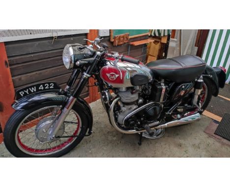 Registration number PYW 422Frame number A30332Engine number 55/G9/26005Present owner since 1993Original machine totally resto