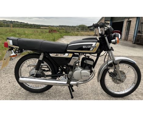 1986 Suzuki GP125 Being sold without reserve Registration number C510 TWP Frame number 143461 Engine number E102111186 13,392