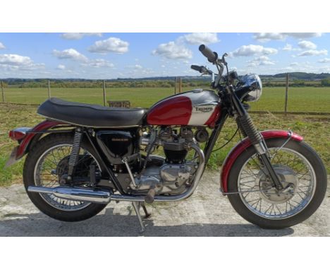 1969 Triumph T 120R Bonneville Registration number G739 ATL Frame number PD33074T120R Engine number PD33074T120R 14,020 recor
