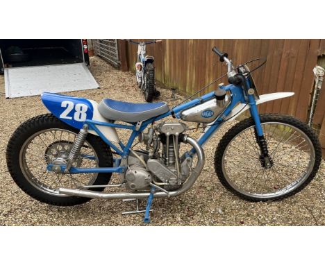1971 Hagon JAP 350 Grass Track model ex Peter Collins Not registered Frame number Engine number This machine was used by Pete