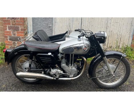 1958 Norton 500 with sidecar Registration number 870 UYY Frame number N 1377755 Engine number 71066 18,712 recorded miles Res