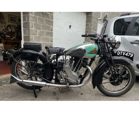 1936 New Imperial Model 46 Registration number DTV 479 Frame number 67/34307/R Engine number 1074318546 Purchased in 1986 Tot