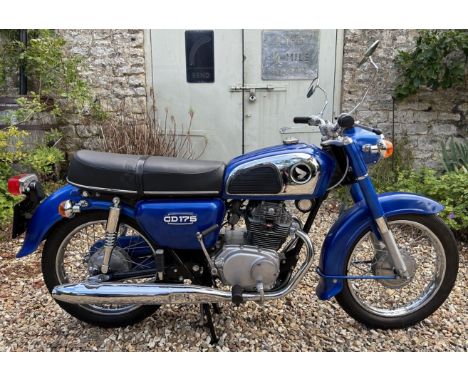 1976 Honda CD175 Registration number TGH 319R Frame number CD175-4041254 Engine number CD175E-4042192 From a deceased estate 