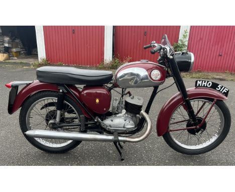 1968 BSA Bantam D10 Registration number MHO 51F Frame number D10-3308 Engine number D10-3308 36,568 recorded miles From a dec