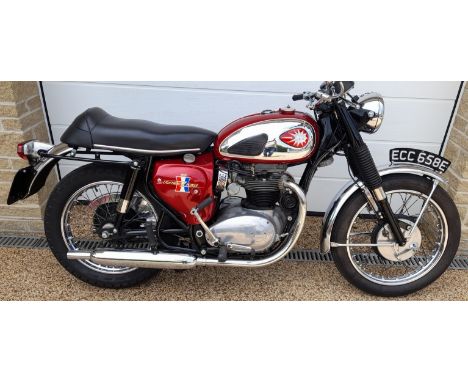1967 BSA A65 Lightning Registration number ECC 658E Frame number A65LA17178Y Engine number A65LA17178Y 52,478 recorded miles 