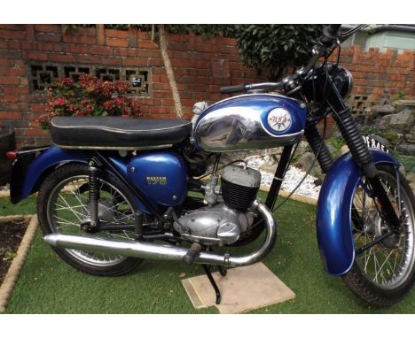 1972 BSA Bantam Registration number GPF 845J Frame number Engine number  HC02629 Restored by owner Resprayed metallic blue Re