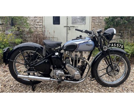 1938 Triumph Model 70 Registration number RAS 575 Frame number TL17035 Engine number 2H31080 Purchased in 2012 Totally restor