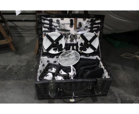 Hamper basket and contents