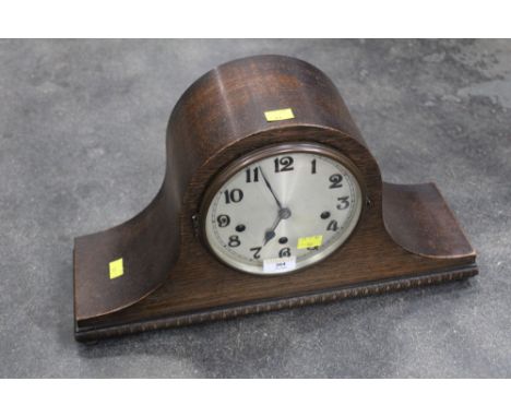 Oak mantle clock 