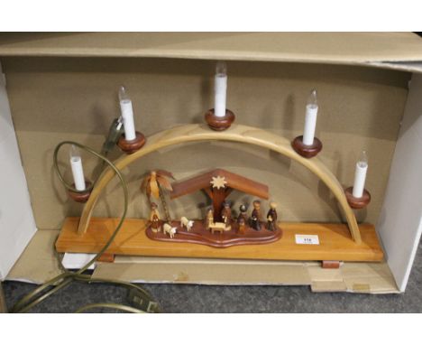 Light up Xmas decoration - arch over nativity set