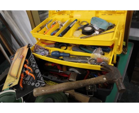 Stanley toolbox and hand tools