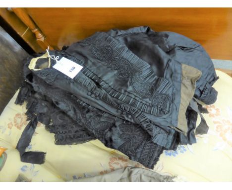 Three original Victorian ladies capes plus Victorian jacket (4).