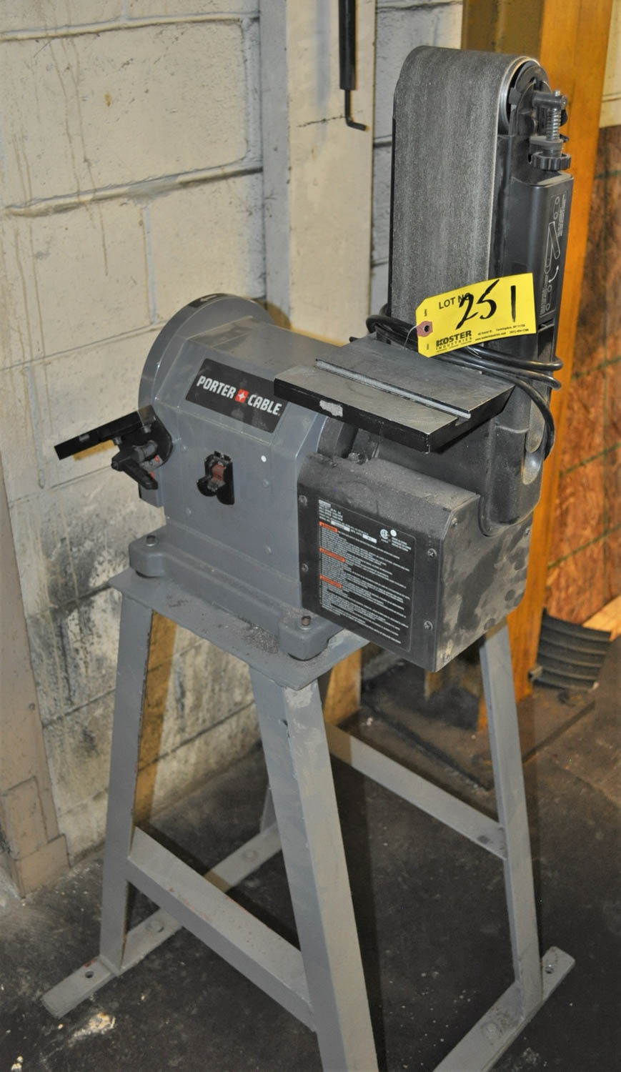 PORTER CABLE COMBINATION DISC / BELT SANDING MACHINE