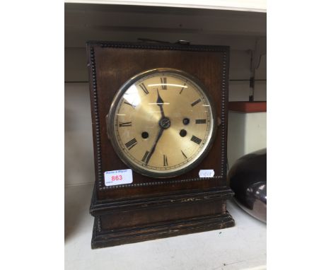 Wooden mantel clock 
