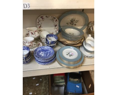 Some Spode china, Minton china and Doulton Rose Elegans dinner ware 