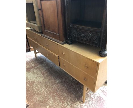 A retro light oak effect Meredew dressing table 