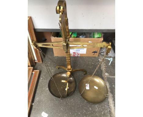 Brass Tripod Scale (large) 