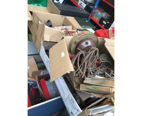5 boxes of misc tools 