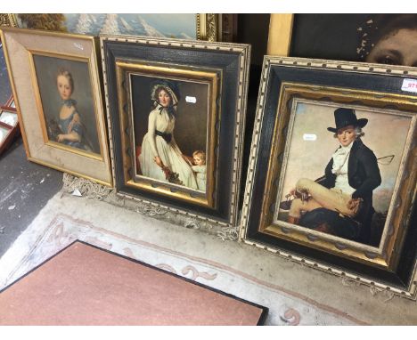 Two portrait prints