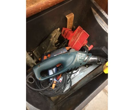 A box of misc tools 