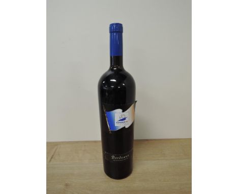 A Magnum bottle of Bordeaux 1997 Red Wine, produced for World Cup France 98, 12% vol, 1.5L