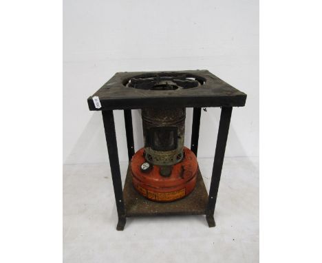 Valor paraffin lamp in 'cage'
