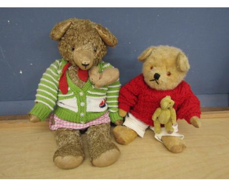 2 Vintage Teddy Bears to include Dutch Bear&nbsp;