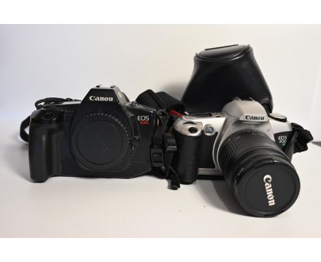 Two canon film cameras to include EOS620 and EOS500N (with manual)