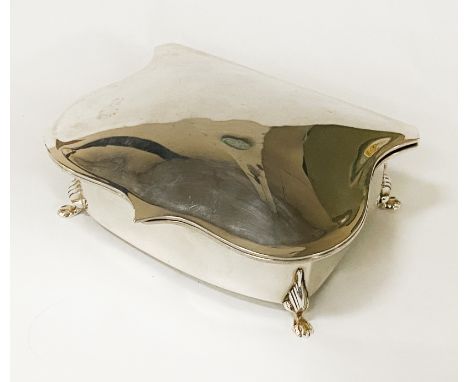 H/M SILVER CASKET - 17 OZS TOTAL WEIGHTED 