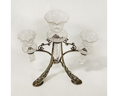 GLASS EPERGNE - 21.5 CMS (H) APPROX