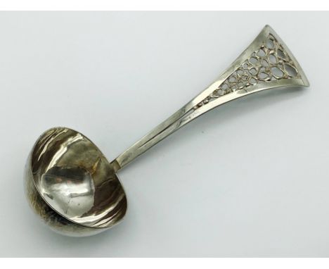 HALLMARKED SILVER LADLE BY MODERNIST SILVER DESIGNER GRAHAM WATLING