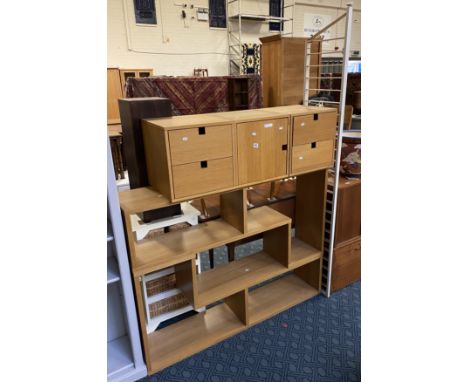 BOOKCASE &amp; CHESTS - LIGHT OAK