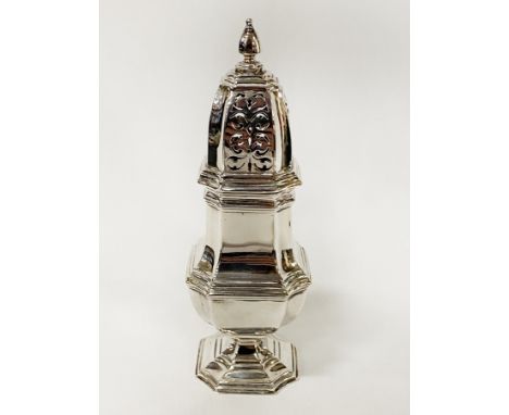 H/M SILVER SUGAR SIFTER - 5 OZS APPROX - 17.5 CM (H) APPROX