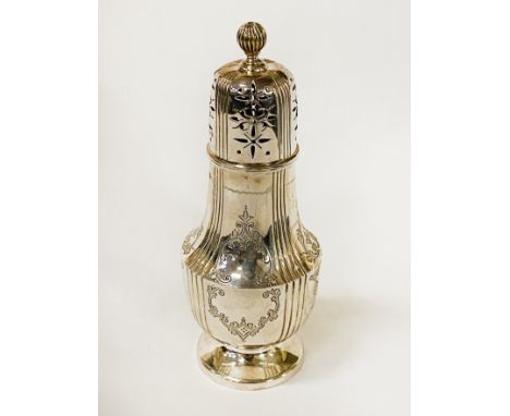 H/M SILVER ATKIN BROS SUGAR SIFTER - 6 OZS APPROX