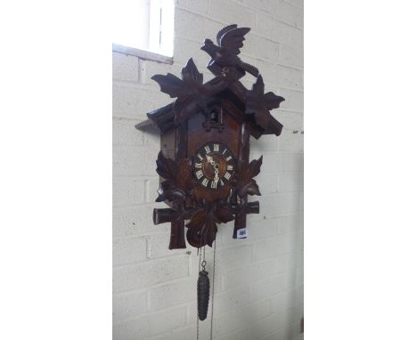 A black forest cuckoo clock - 50cm tall 
