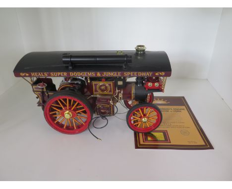 A Midsummer Models limited edition Burrell Showmans Engine the White Rose of York, 973 of 999 - with certificate and original