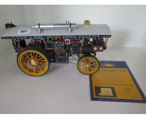 A Midsummer Models limited edition Burrell Scenic Showmans engine Ex Mayor - 415 of 500 - with certificate and original box, 