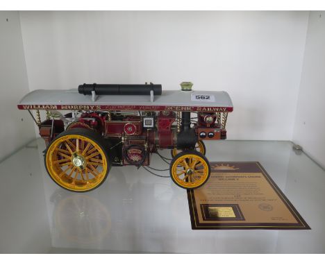 A Midsummer Models limited edition Burrell Scenic Showmans engine - William V, numbered 129 of 499, with certificate and orig