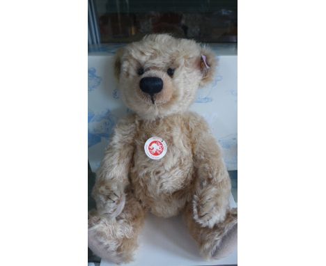 A Steiff Jona the Bear - light brown, large, 35cm, Mohair - limited edition, number 1851 limited to the year of 2009 with cer