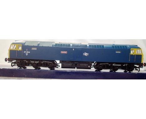 OO scale Bachmann 32-800 DS, class 47, diesel, Hadrian, 47404, blue, sound fitted in excellent condition, cab glazing pushed 